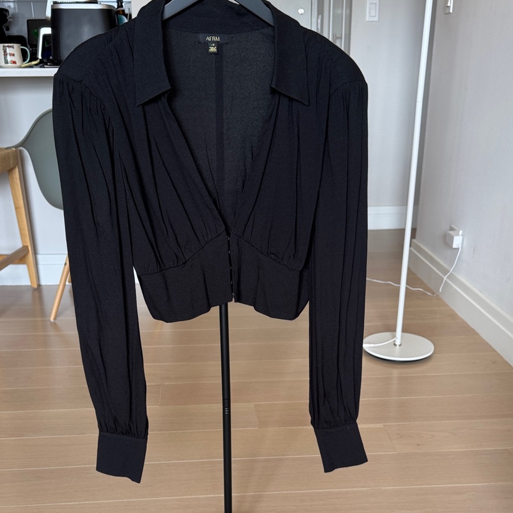 AFRM Women's Elegant Black Blouse
